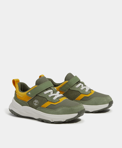 Tenis con velcro Motion Ledge para niños, Verde