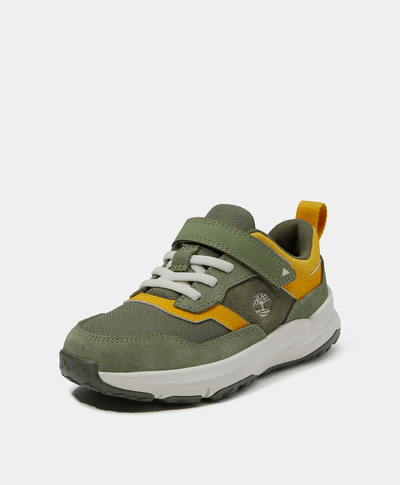 Tenis con velcro Motion Ledge para niños, Verde