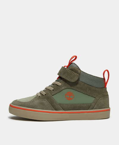 Tenis con velcro Stone Jump para Niños, Verde