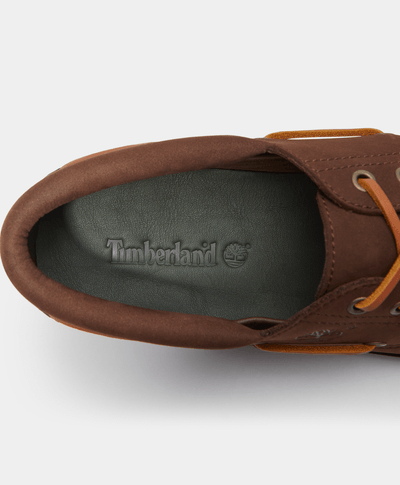 Zapatos náuticos Timberland® Authentic 3-Eye Lug para Hombre, Café