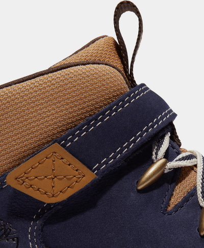 Tenis Lisbon Street Mid con cierre de velcro para niños, Azul