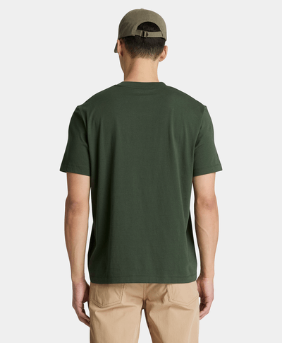 Playera de manga corta Northwood con logo lineal para hombre, Verde