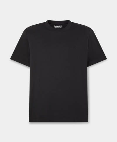 Playera de manga corta Oyster River para hombre, Negro