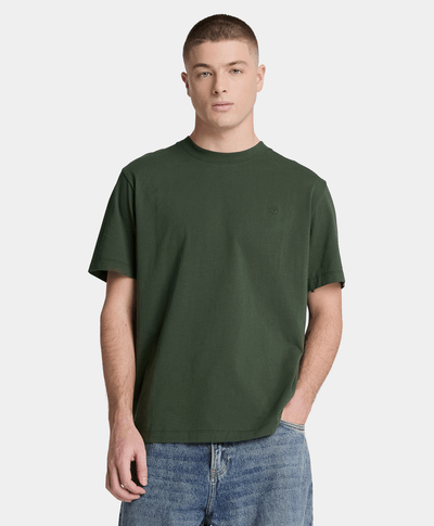 Playera de manga corta Oyster River para hombre, Verde