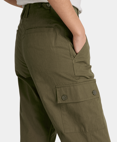 Pantalón cargo para mujer, Verde
