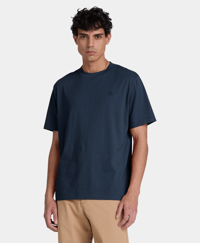 Playera de manga corta Oyster River para hombre, Azul