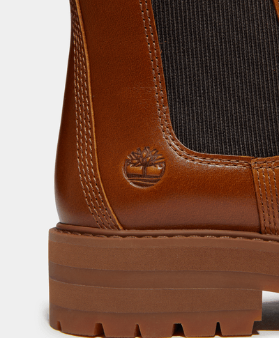 Bota Chelsea Britton Drive para Mujer, Café