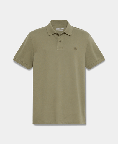 Polo de manga corta Oyster River para hombre, Verde